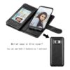 Galaxy S8 Caso Galaxy S8 Wallet Caso njjex 9 ranuras_5