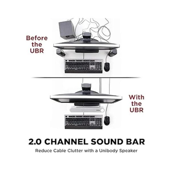 GOgroove Mini barra de sonido para computadora Barra de_2