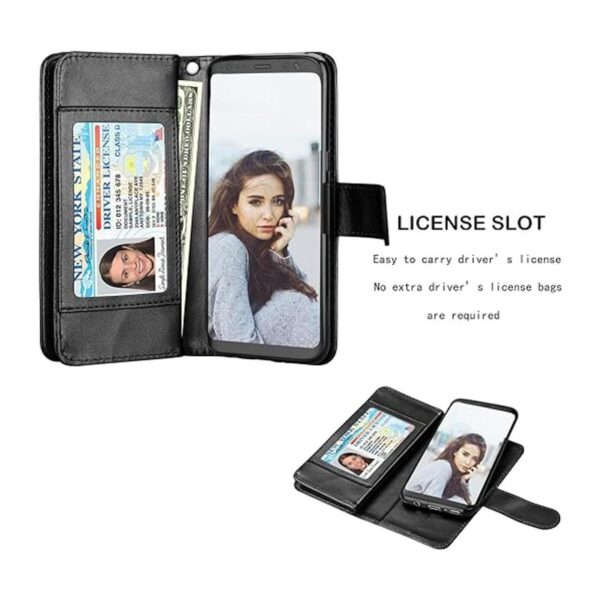 Galaxy S8 Caso Galaxy S8 Wallet Caso njjex 9 ranuras_4