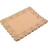 Juvale Doilies de papel de encaje marrón manteles_1