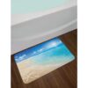 Ambesonne Tapete de baño de playa Sunny Summer Seashore_2
