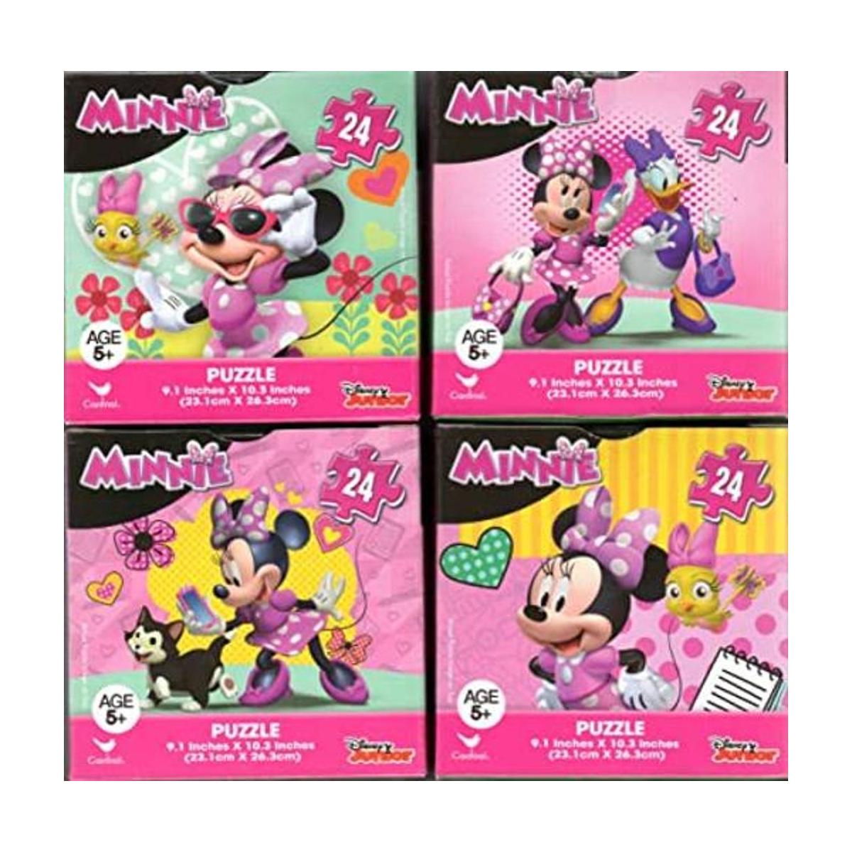 Minnie mouse conjunto de 4 en forma de cubeta de 24 piezas