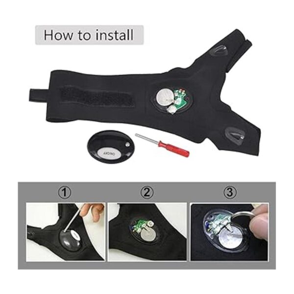 Guantes de pesca con linterna LED para exteriores con_5