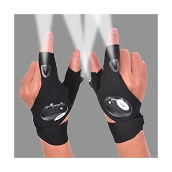 Guantes de pesca con linterna LED para exteriores con_1