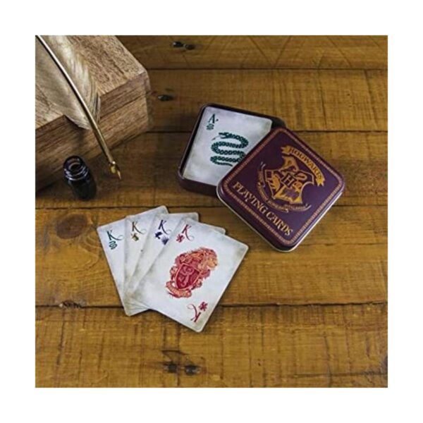 Harry Potter Cartas de juego con símbolos de Hogwarts House_1