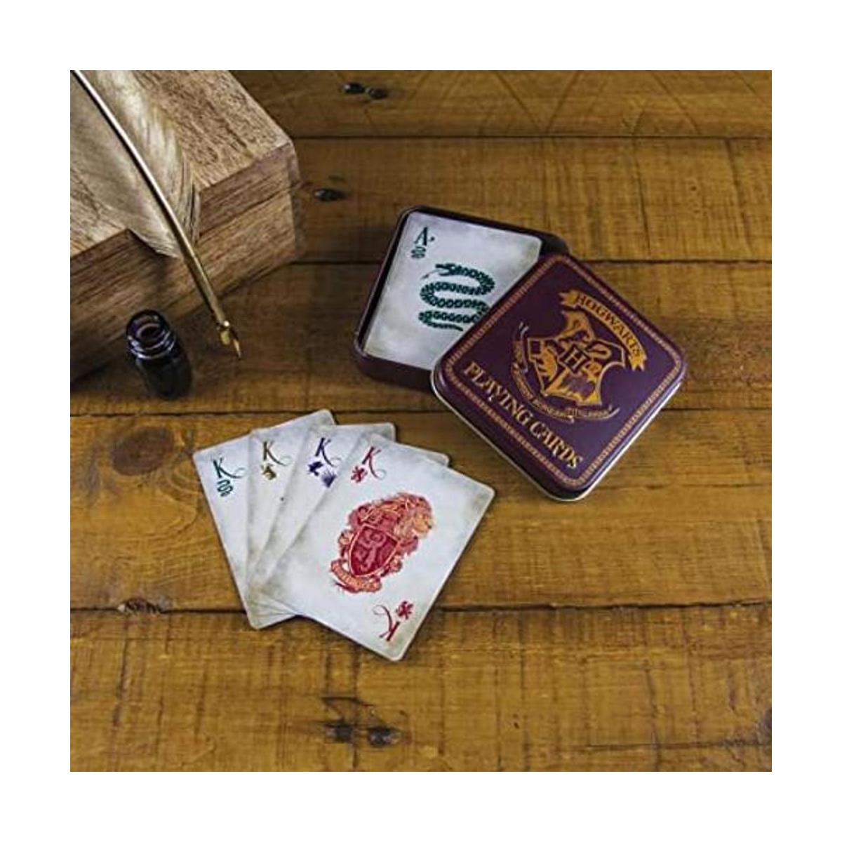 Harry Potter Cartas de juego con símbolos de Hogwarts House