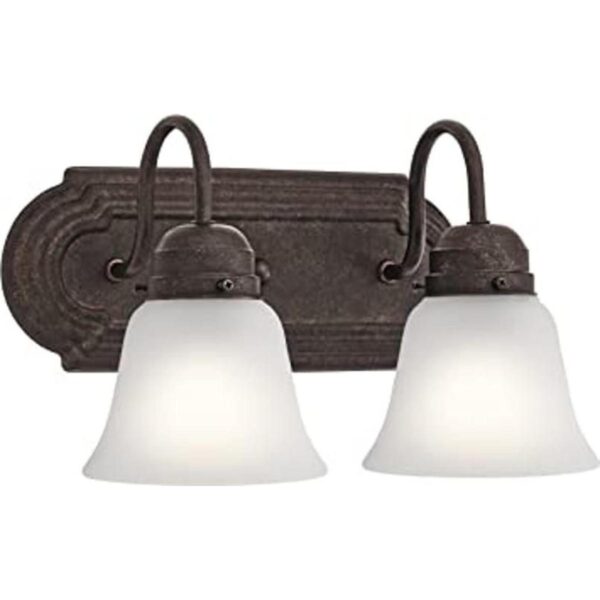 Kichler Lighting 5336TZS Baño de dos luces bronce_1