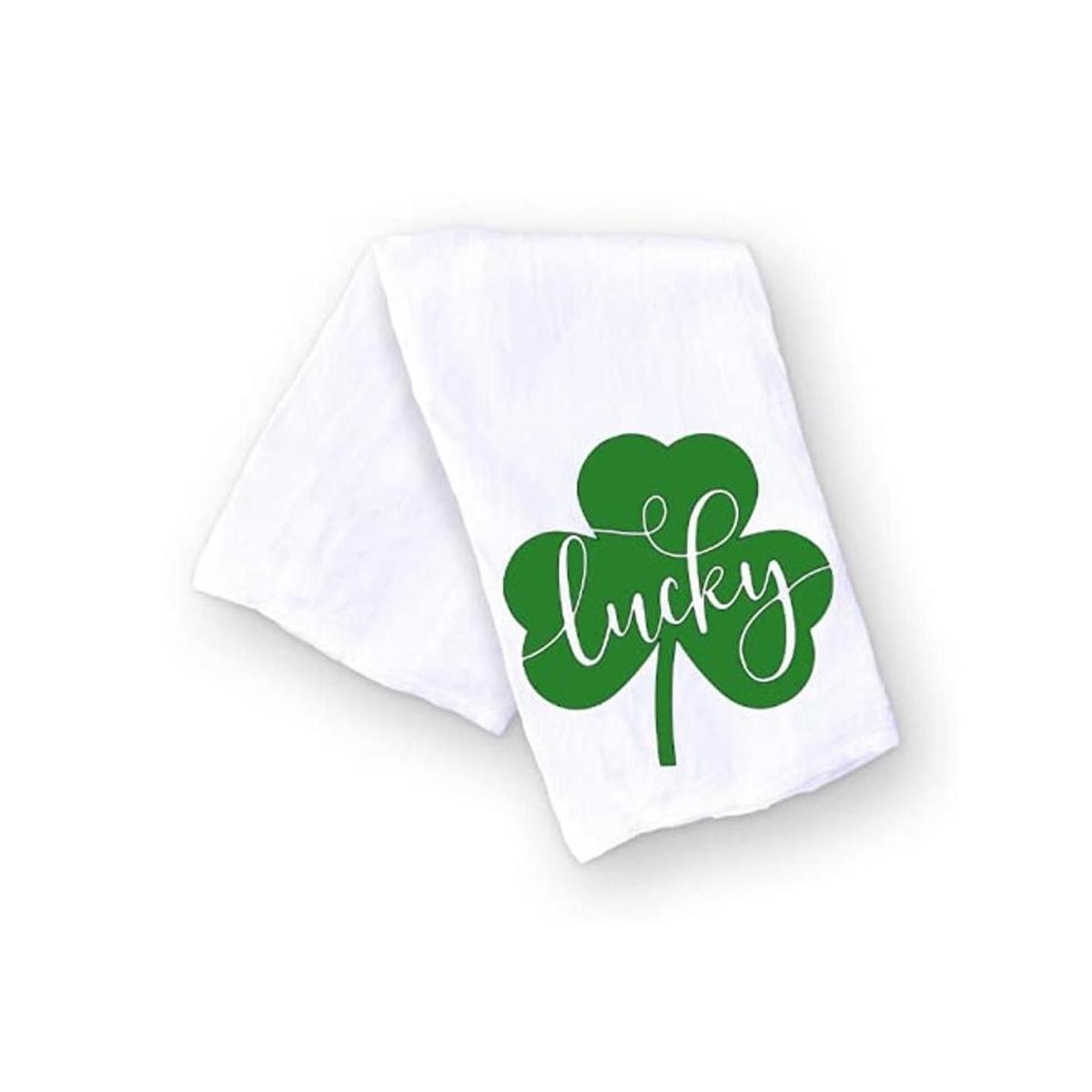 Handmade St Patricks Day Kitchen Towels Luck of the