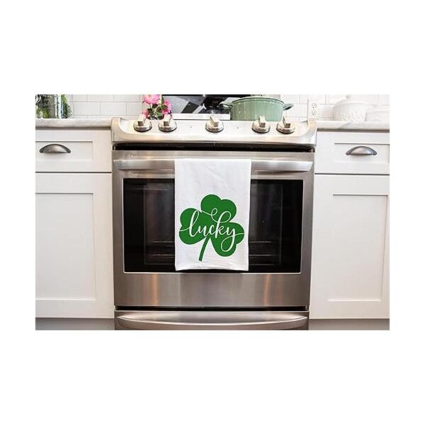 Handmade St Patricks Day Kitchen Towels Luck of the_4