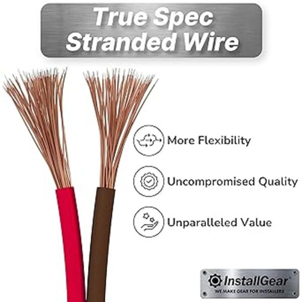 InstallGear Cable de altavoz de calibre 14 AWG de 30 pies_2