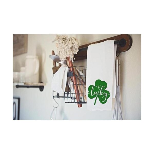 Handmade St Patricks Day Kitchen Towels Luck of the_3