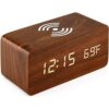 Oct17 Reloj despertador de madera con almohadilla de_1