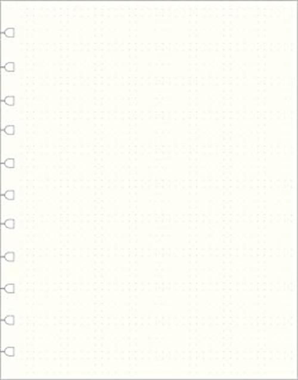 Filofax Recambio de diario de letras punteadas movible