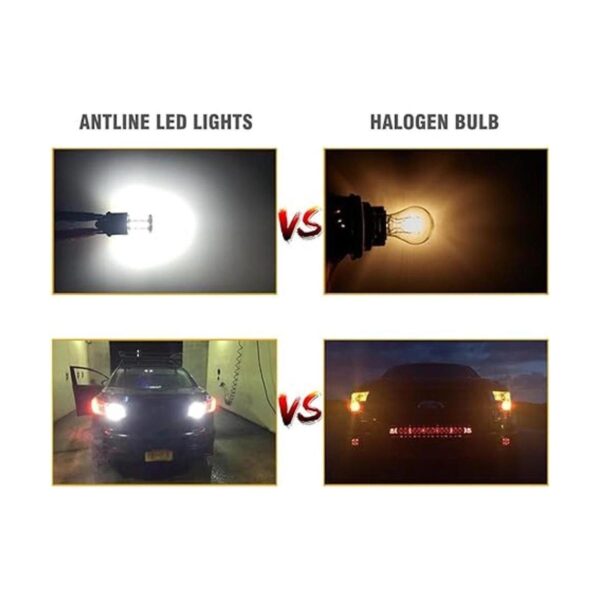Antline 3157 7443 1156 1157 194 bombillas LED blancas_2