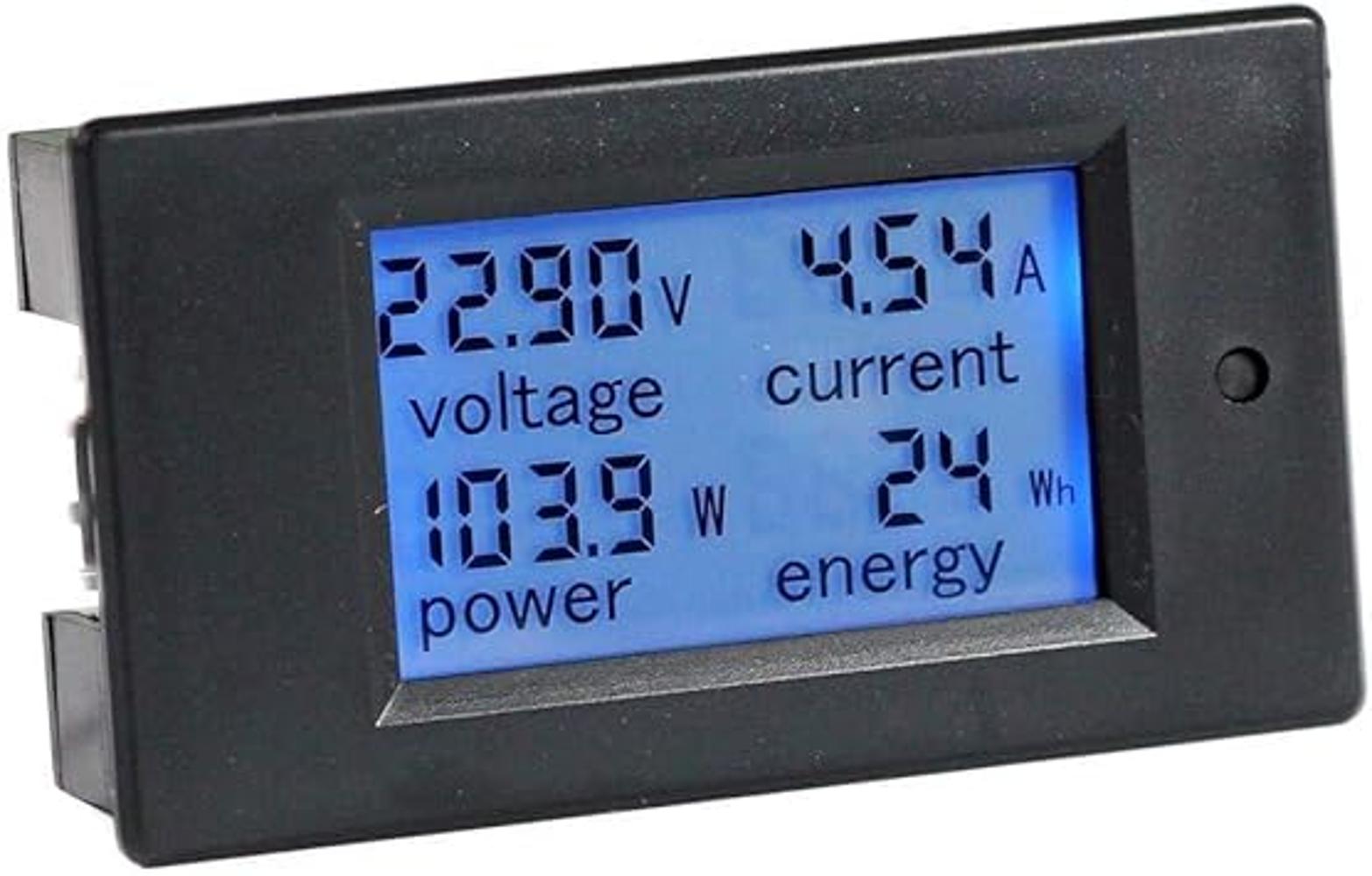 HiLetgo Pantalla LCD DC de 6.5100 V 020 A amperímetro