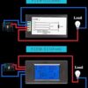 HiLetgo Pantalla LCD DC de 6.5100 V 020 A amperímetro