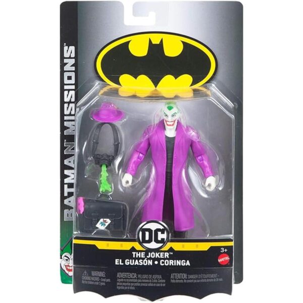 DC COMICS Batman Missions The Joker Figura de acción_3
