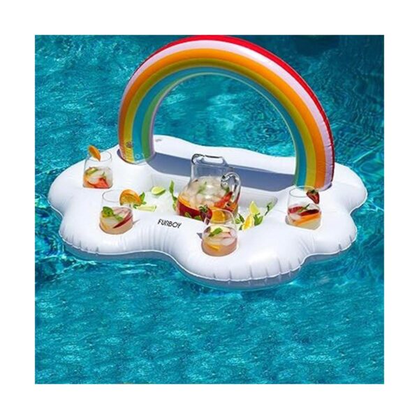 FUNBOY Soporte inflable gigante para bebidas de nube arco_2