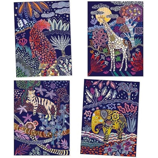 DJECO Lush Nature Tarjetas para rascar multicolor_3