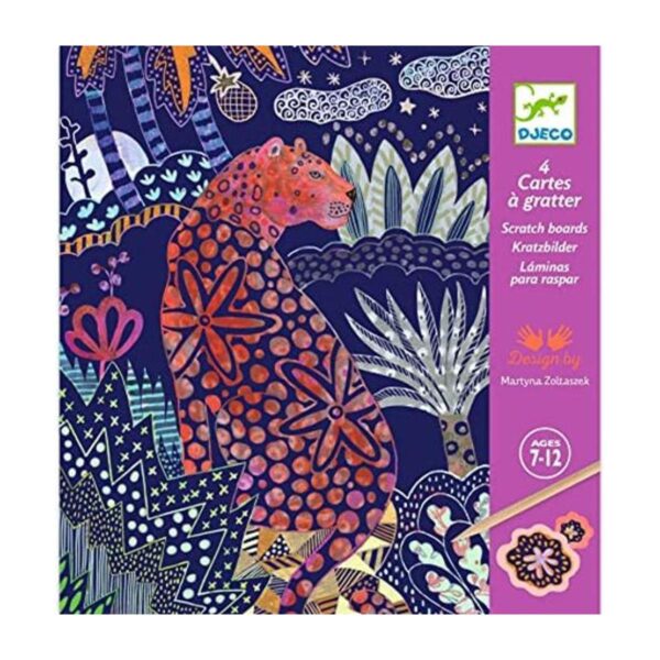 DJECO Lush Nature Tarjetas para rascar multicolor_1