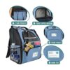 PetAmi Mochila de lujo para mascotas para gatos y perros_2