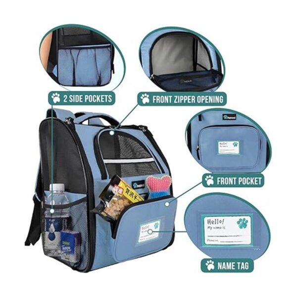 PetAmi Mochila de lujo para mascotas para gatos y perros_2