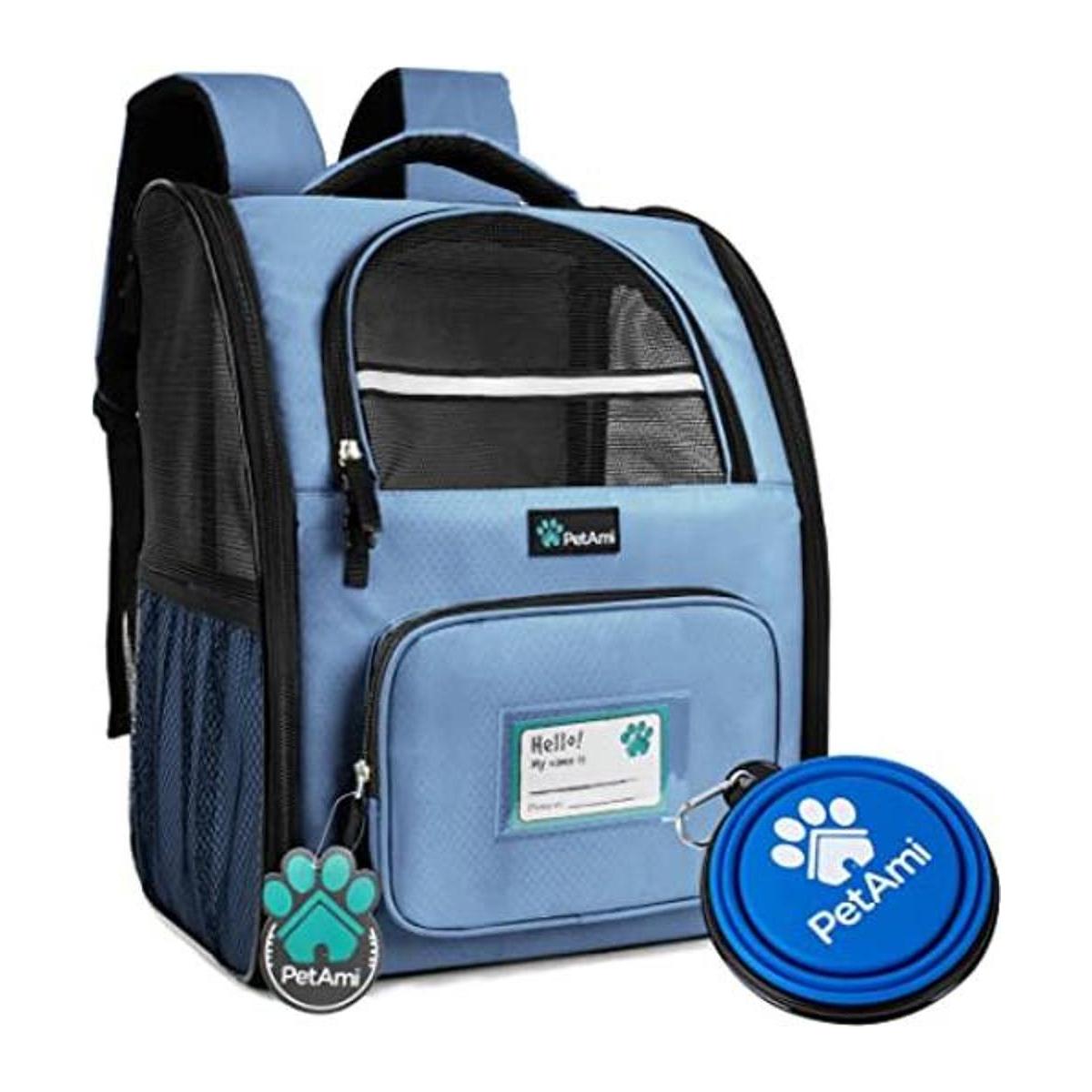 PetAmi Mochila de lujo para mascotas para gatos y perros