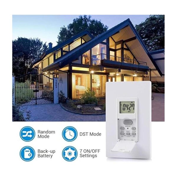 DEWENWILS Interruptor de temporizador para interiores en