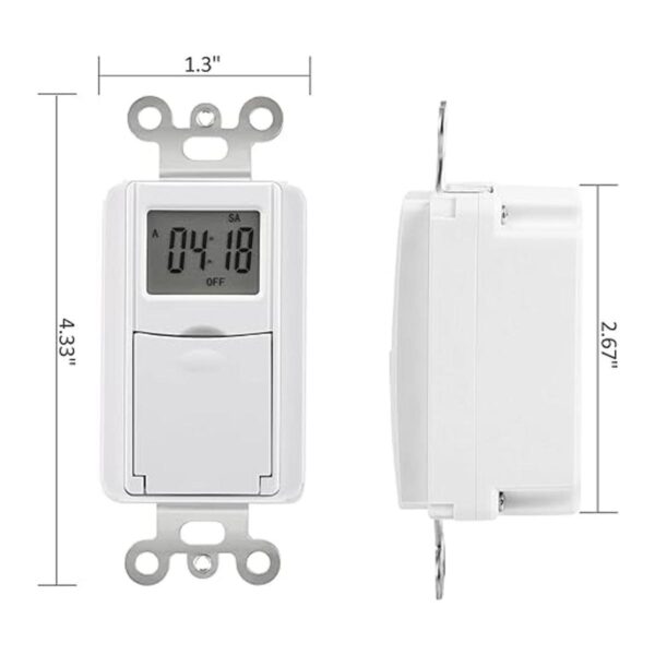 DEWENWILS Interruptor de temporizador para interiores en