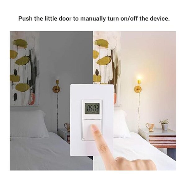 DEWENWILS Interruptor de temporizador para interiores en