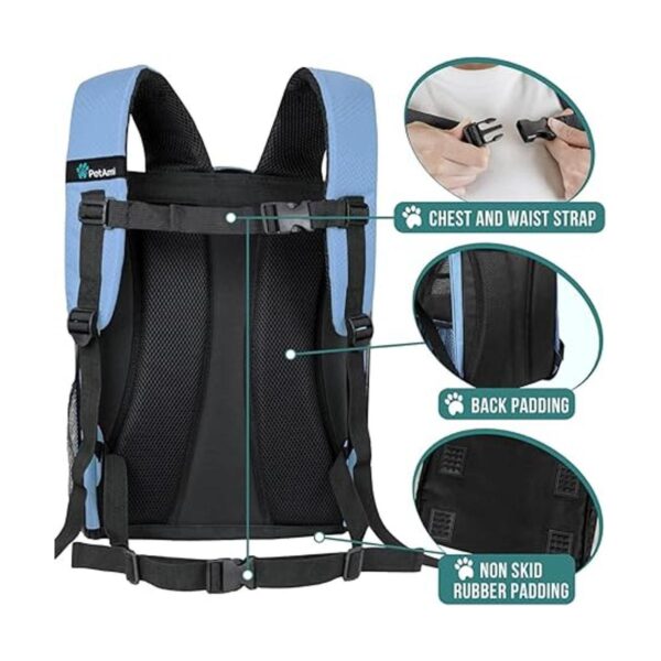 PetAmi Mochila de lujo para mascotas para gatos y perros_4