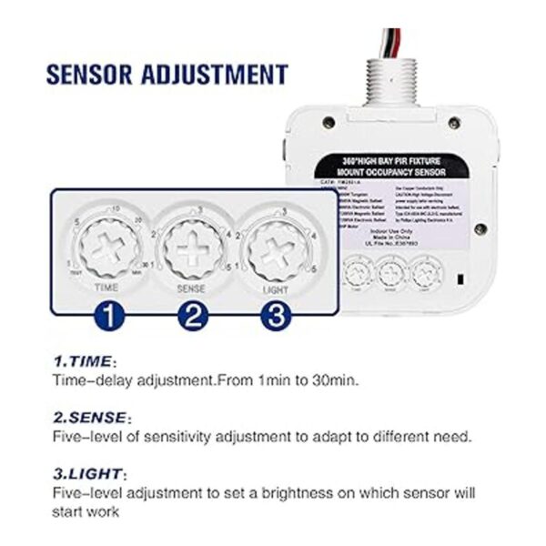 ECOELER Interruptor de sensor de movimiento de ocupación