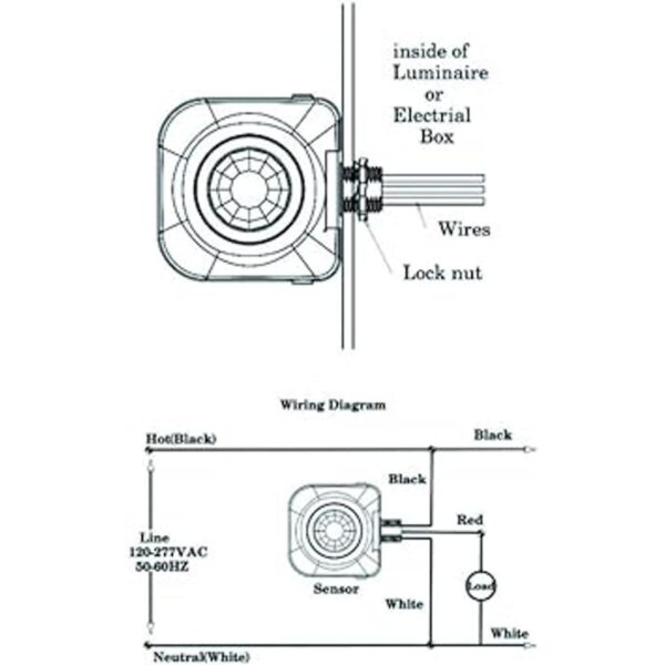 ECOELER Interruptor de sensor de movimiento de ocupación