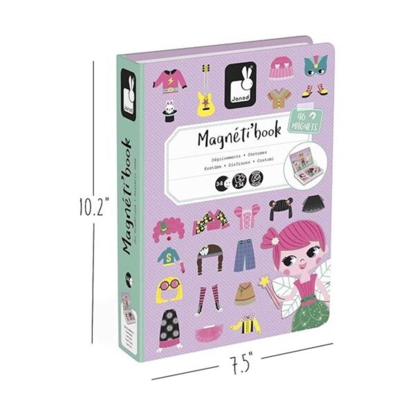Janod MagnetiBook J02718 Juego de disfraces magnéticos_6