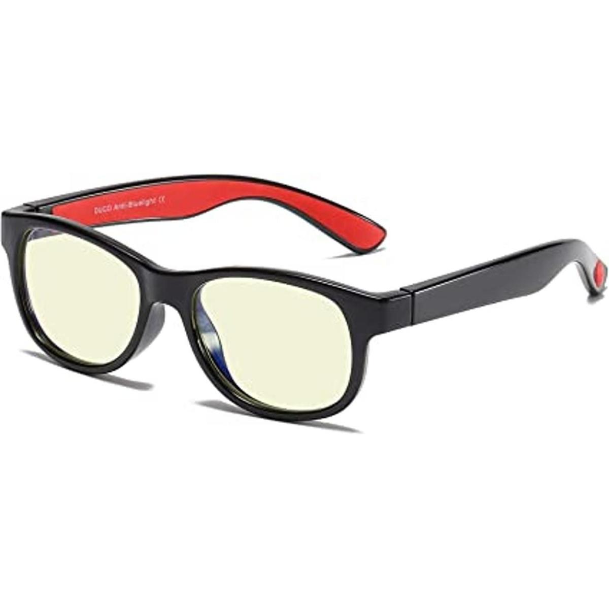 DUCO Lentes de luz azul para niños y niñas anteojos de