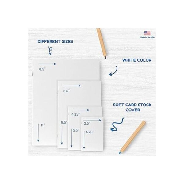 Hygloss Products Libros blancos en blanco grandes libros_5