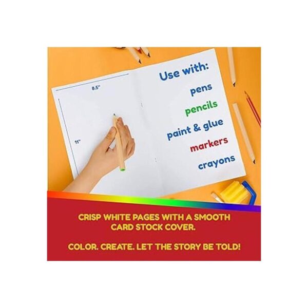 Hygloss Products Libros blancos en blanco grandes libros_3
