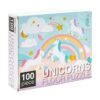 Rompecabezas de suelo de unicornio arcoíris de 100 piezas_6