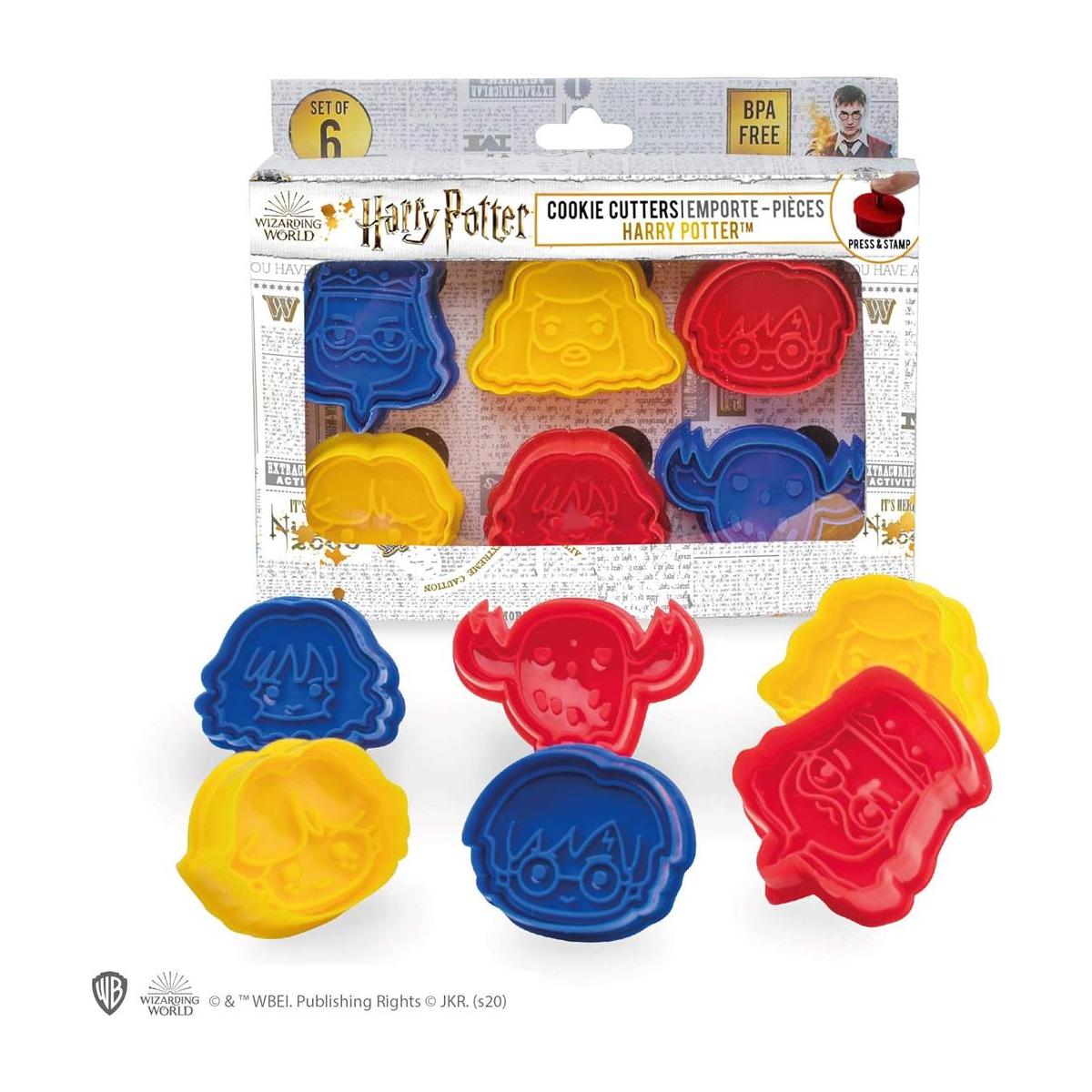 Harry Potter Cortadores de galletas Juego de 6 Oficial