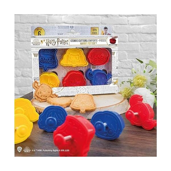 Harry Potter Cortadores de galletas Juego de 6 Oficial