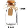 Bodosac Awtlife 15 tarros de cristal vintage con tapas de