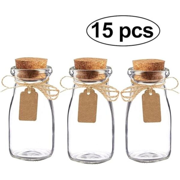 Bodosac Awtlife 15 tarros de cristal vintage con tapas de