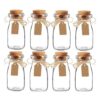 Bodosac Awtlife 15 tarros de cristal vintage con tapas de