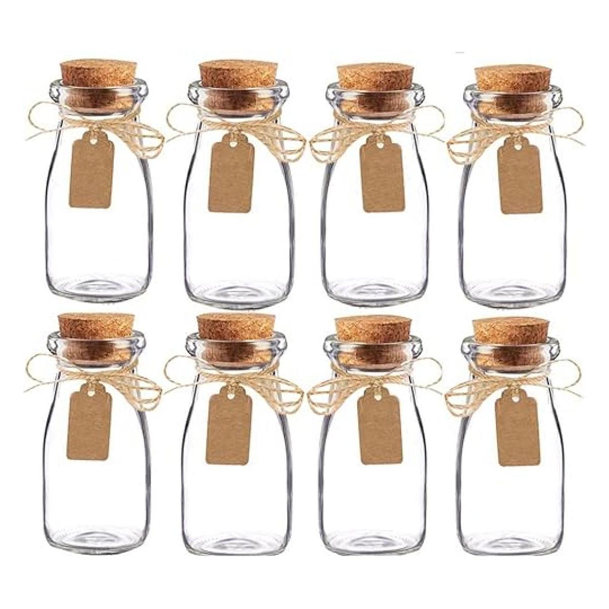 Bodosac Awtlife 15 tarros de cristal vintage con tapas de