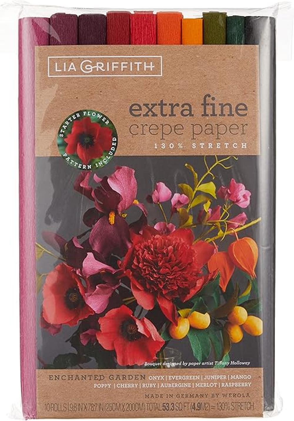 Lia Griffith PLG11027 Papel crepé extra fino 53.3 pies