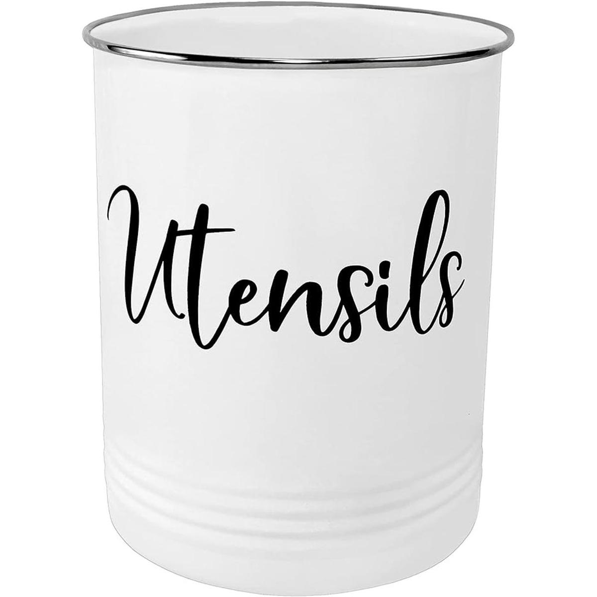 Home Acre Designs Soporte para utensilios Blanco