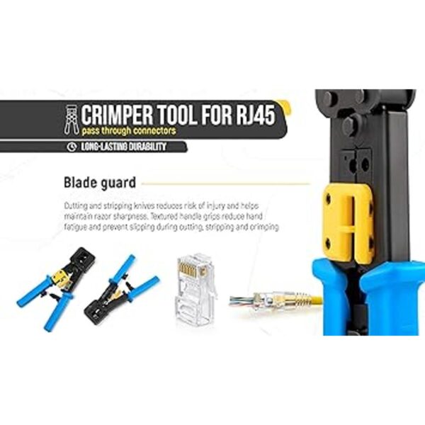 Herramienta de crimpado EMS RJ45 para el extremo del