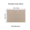 Home Brilliant Manteles individuales de lino_6