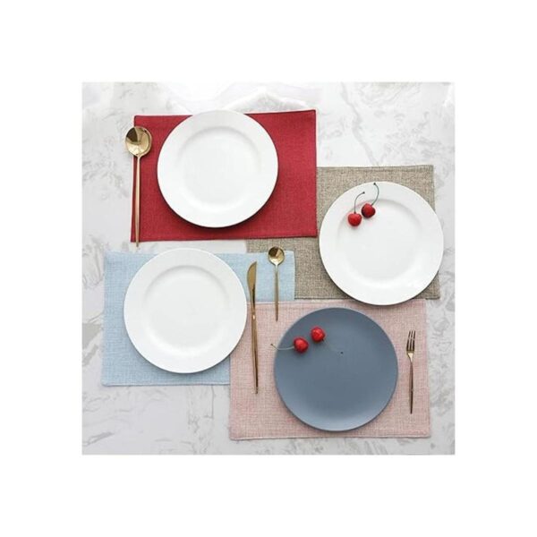 Home Brilliant Manteles individuales de lino_2
