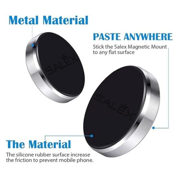 SALEX Soportes magnéticos para teléfono móvil paquete de_5
